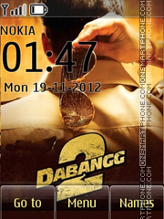 Dabangg 2 tema screenshot