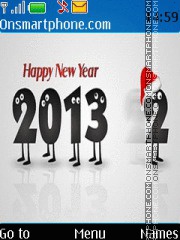 2013 New Year theme screenshot