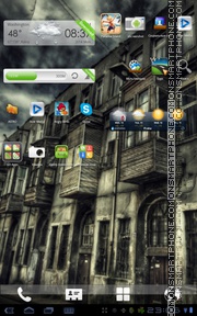 HDR Street Android Theme es el tema de pantalla