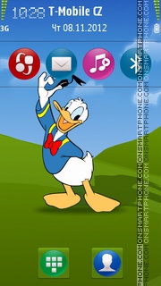 Donald Duck 20 theme screenshot