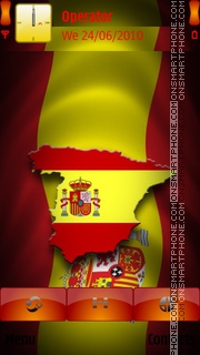 Скриншот темы Spain
