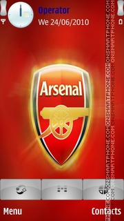 Arsenal tema screenshot