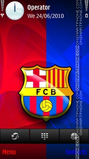 Barcelona tema screenshot