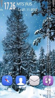 Winter tema screenshot