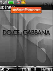 Скриншот темы Dolce Gabbana 02