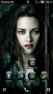 Скриншот темы Bella breaking dawn 2