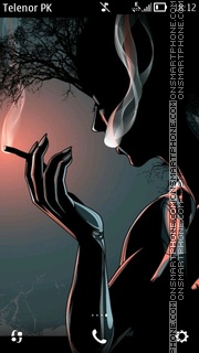 Cigarette tema screenshot