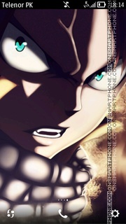 Natsu Dragneel tema screenshot