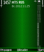 Capture d'écran Green Shade thème