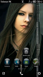 Avril Lavigne tema screenshot