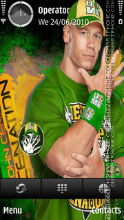 Capture d'écran John Cena thème