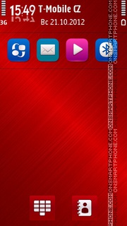 Just Red tema screenshot