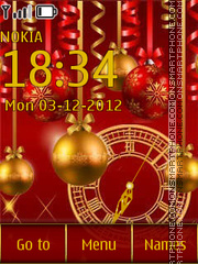 New Year es el tema de pantalla