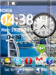 Dubai smartphone dual es el tema de pantalla