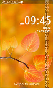 Beautiful Autumn 01 theme screenshot