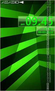 Capture d'écran Green Line thème
