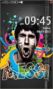 Lionel Messi 04 theme screenshot