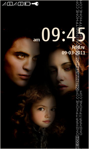 Скриншот темы Twilight Saga 2