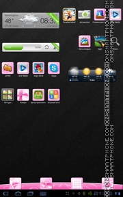 Girly 01 tema screenshot