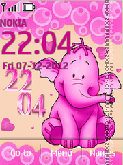Скриншот темы Pink elephant