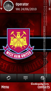 Скриншот темы West Ham