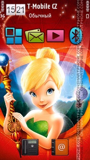 Tinkerbell 08 es el tema de pantalla