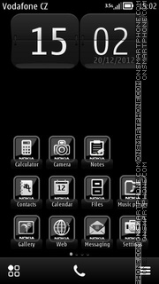 Obsidian Black theme screenshot