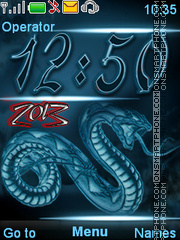 Year snake tema screenshot