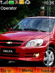 Capture d'écran Chevrolet Celta thème