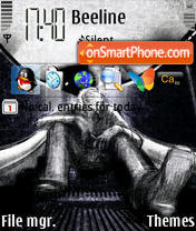 Metro Man tema screenshot