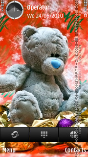 Teddy Xmas tema screenshot