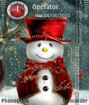 Snowman tema screenshot