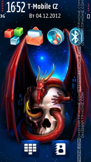 Capture d'écran Magic Dragon thème