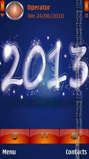 Скриншот темы New Year 2013