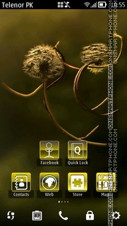 Golden Glexy theme screenshot