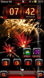 Happy New Year theme screenshot