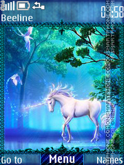 Capture d'écran Unicorn thème