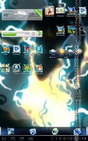 Thunder 01 tema screenshot