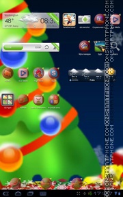 Скриншот темы Christmas Tree 13