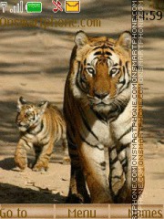 Скриншот темы Tigers 05