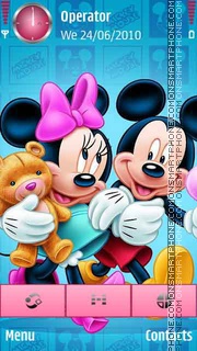 Mickey Mouse theme screenshot