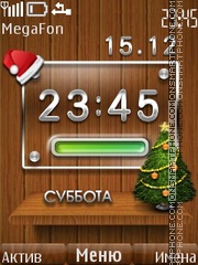 New Year Battery theme screenshot