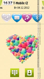 Love Bubble Theme-Screenshot