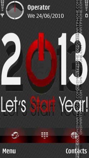 Скриншот темы New 2013 Start