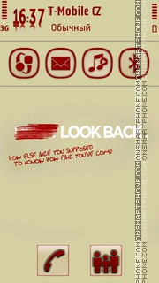 Скриншот темы Look Back