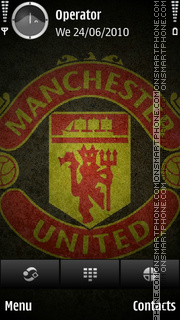 Скриншот темы Manchester United