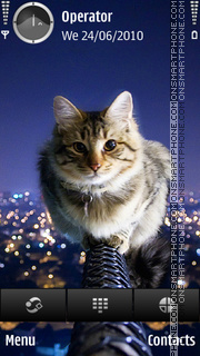 Extreme Cat tema screenshot