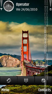 Golden Gate tema screenshot