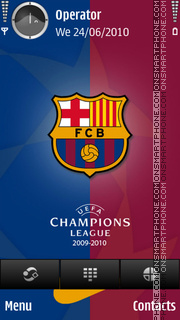 Capture d'écran Barcelona thème