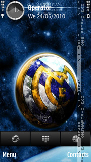 Capture d'écran Real Madrid Galaktico thème